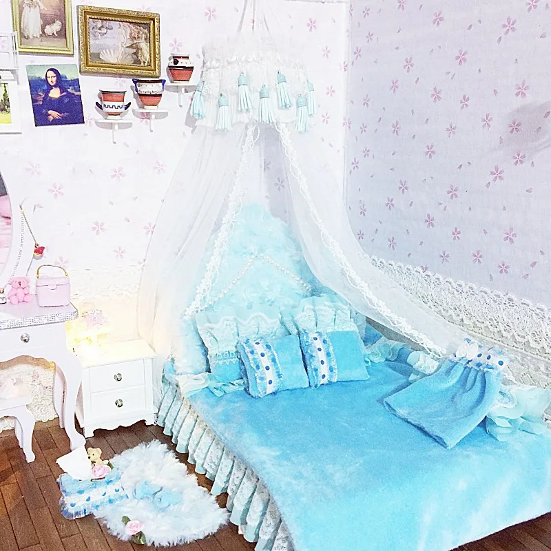 1:6 мебель для кукол кукольный домик миниатюрная кукольная кровать kawaii