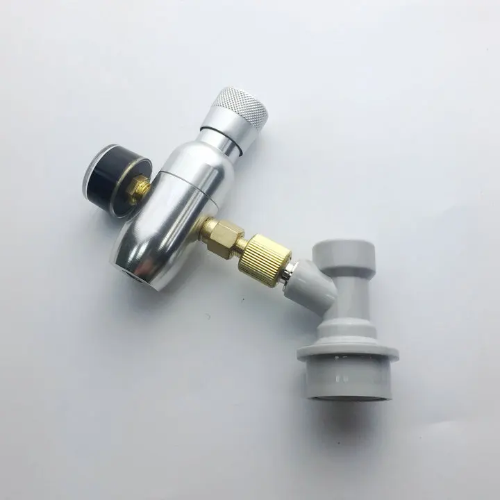Газовый отсоединитель 0 60 PSI для домашнего пивоварения регулятор Kegging CO2 16 г
