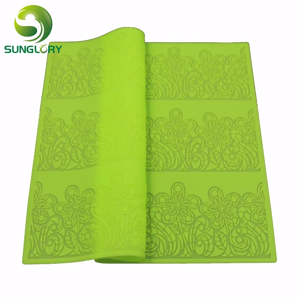 Силиконовый коврик для выпечки с цветочным рисунком|tools for cakes|fondant cake decorating toolscake