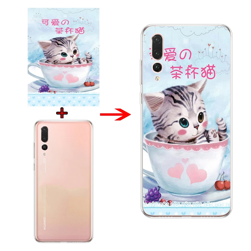 Мягкий силиконовый чехол из ТПУ для телефона Huawei P10 P20 PLUS P30 lite PRO MATE 7 8 9 10 Honor с