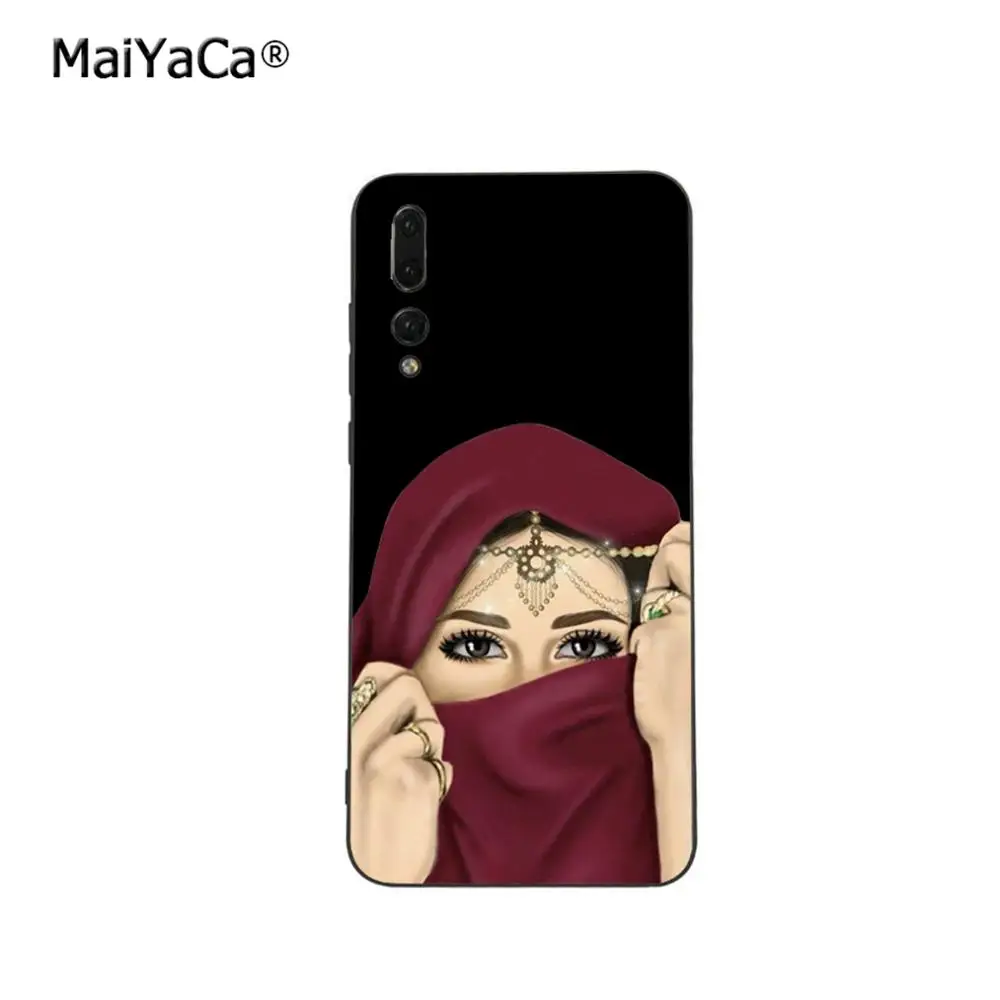 B6194 muslim islamic girls phone case for Huawei P20 P30 Pro P10 plus P9 Mate 10 lite 20 pro Honor view 10 Y7 prime Y9 Enjoy9 - Цвет: B6194