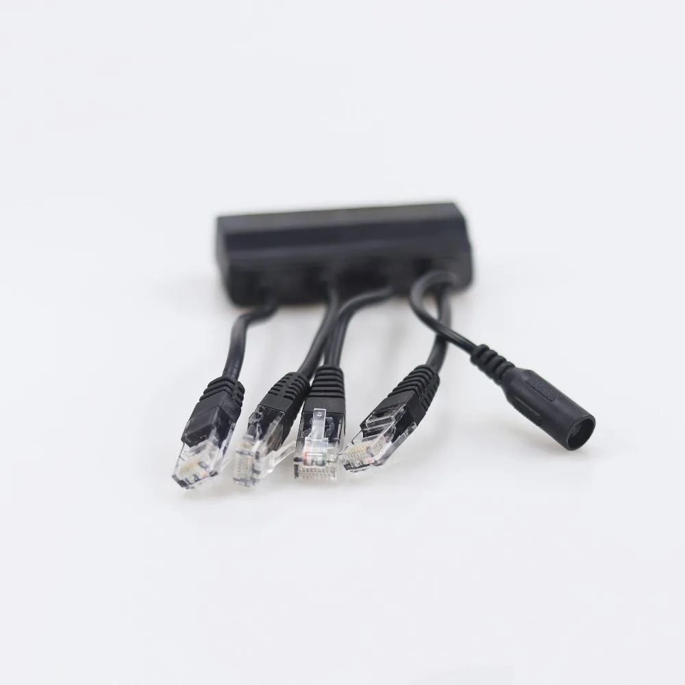 Разветвитель для инжектора Ethernet 4 Lan 1 блок питания Midspan 100 м IEEE802.3at/af 12 В/2 А Wi Fi