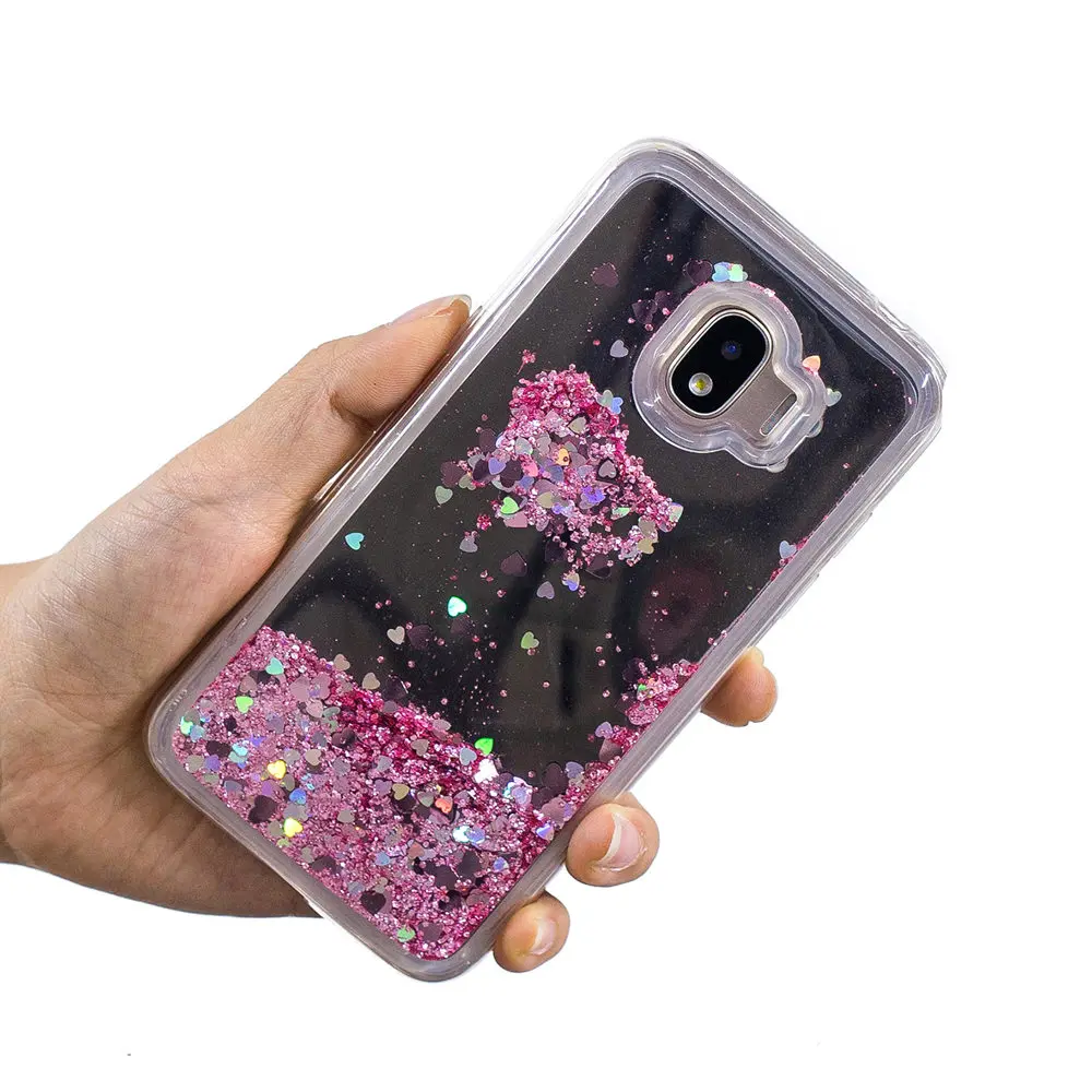 Зеркальный чехол для Samsung Galaxy J2 Pro 2018/J 2 2018 с жидким зыбучим песком J250 J250F/DS SM-J250F/DS