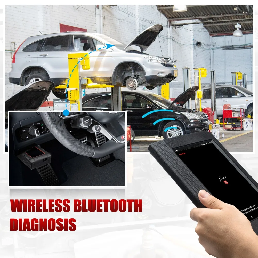 LAUNCH X431 V car full system diagnostic obd2 wifi/bluetooth code reader support DPF SAS BMS 11 reset ECU coding actuation test |