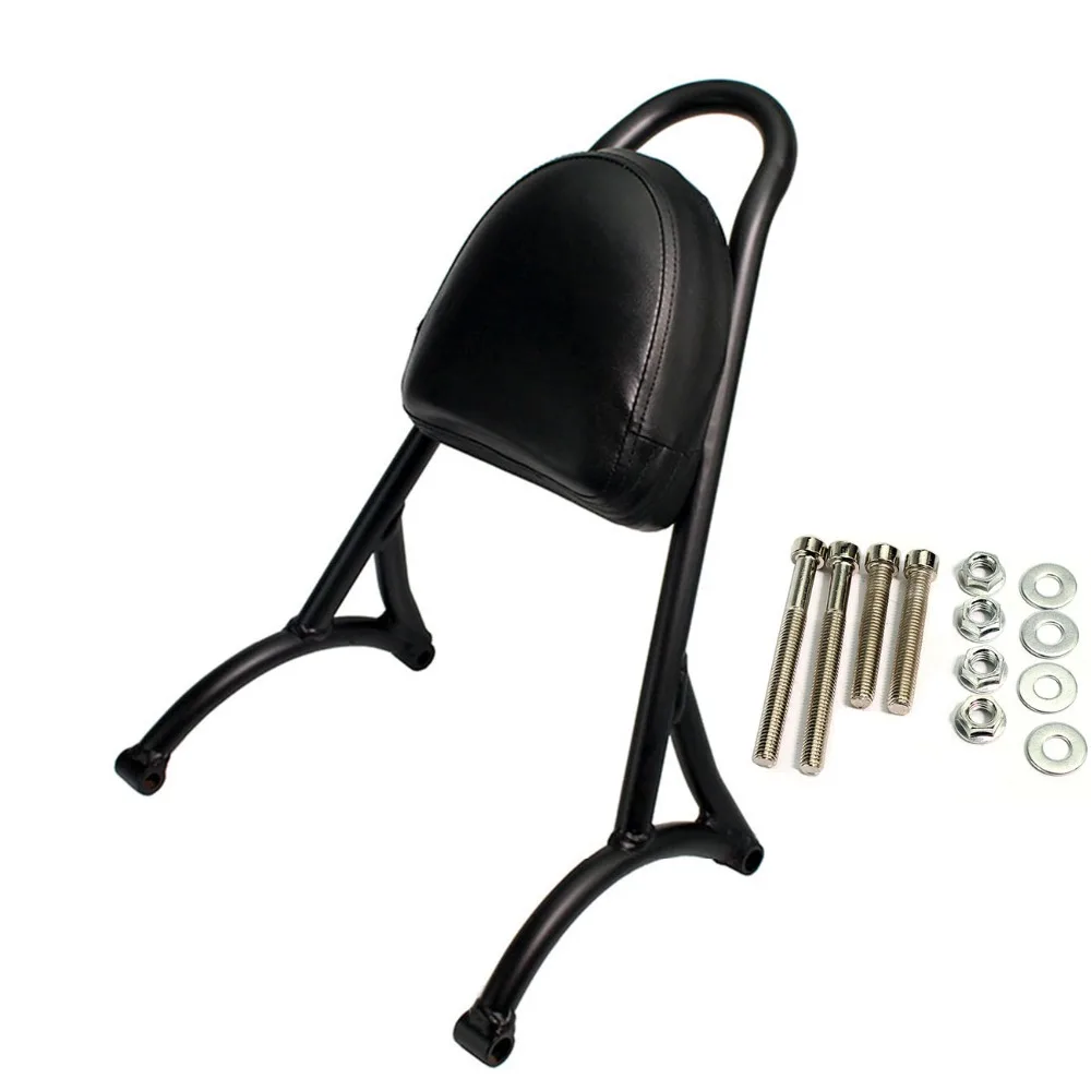 

Подголовник для мотоцикла с коротким пассажиром и спинкой для Harley Sportster XL 883 1200 2004-2016 05 06 07 08 09 10 11 12 13 14 15