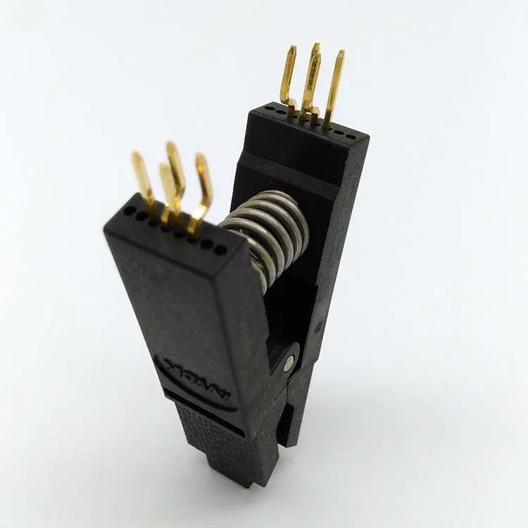 BIOS SOP8 SOIC8 согнутый оригинальный тестовый зажим шаг 1 27 мм Универсальный корпус для