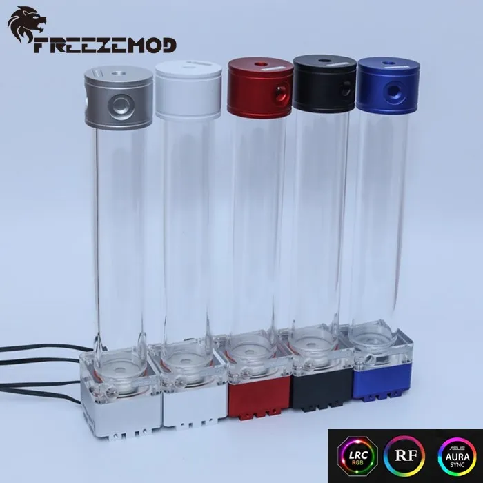 FREEZEMOD 340 мм компьютер охлаждения ПК насос водяного охладителя бак для воды PWM