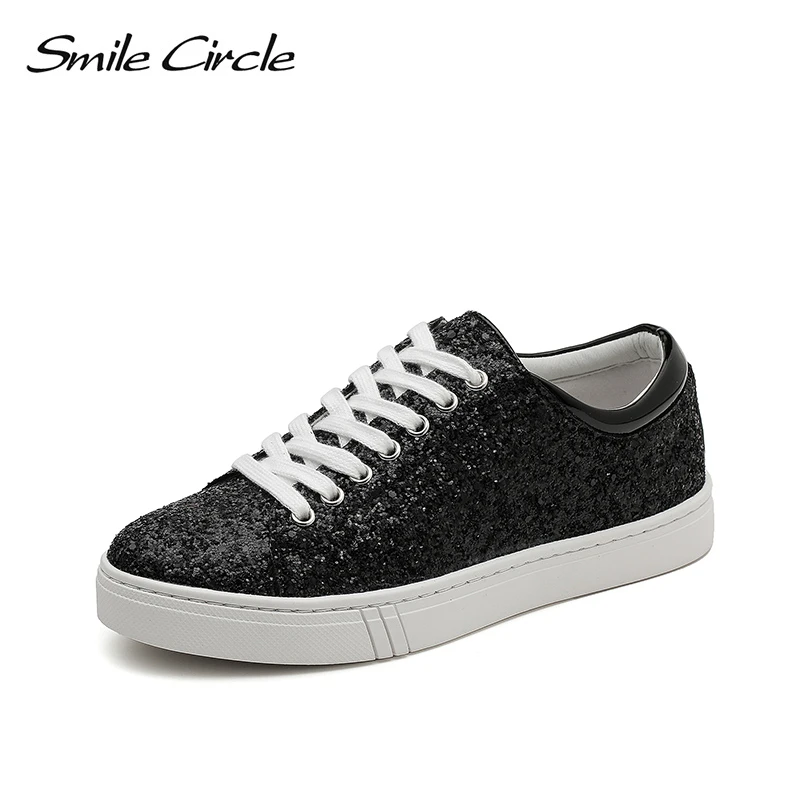 Женские кроссовки на плоской подошве Smile Circle повседневные платформе размеры 36 41