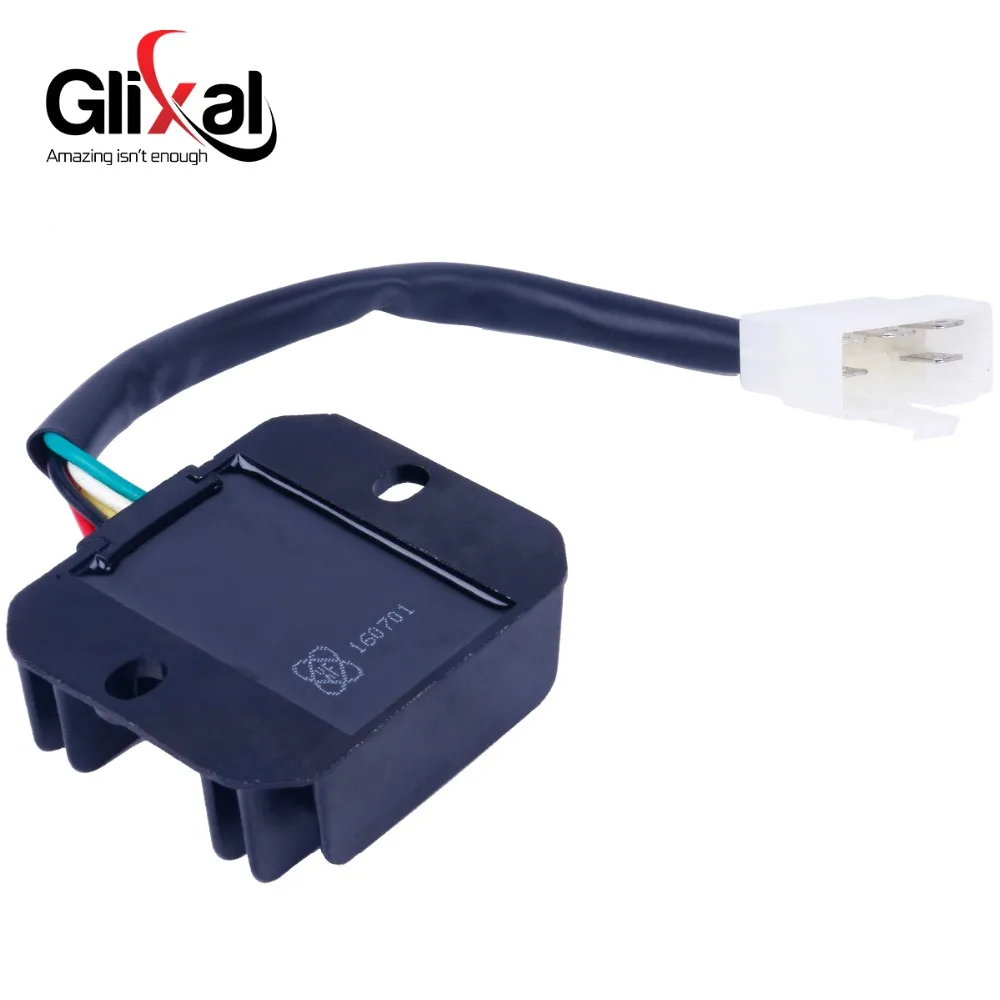 Регулятор напряжения Glixal GY6 125cc 150cc 152QMI 15QMJ Скутер мопед ATV Go-Kart (1 вилка 5 проводов) |