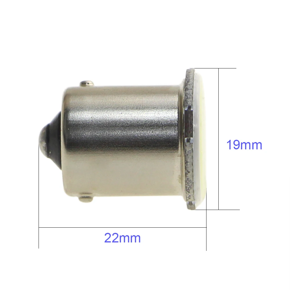 KEIN 10 шт. P21W BA15S 1156 светодиодная лампа заднего хода COB для автомобиля s25 1157 bay15d P21/5 Вт