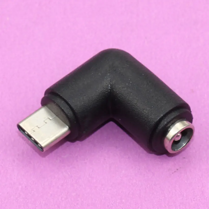 YuXi 1 шт. 5 5*2 мм/5 5x2 мм гнездовой разъем к USB 3 штекеру типа C 90 / 180 градусов адаптер
