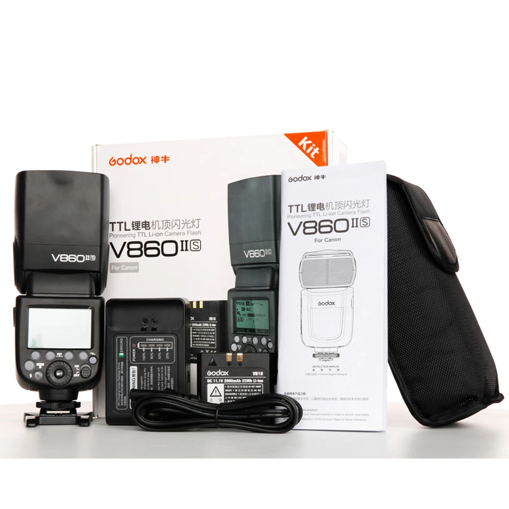 Godox VING V860II-S GN60 HSS 1/8000s TTL литий-ионная батарея Speedlite Flash + X1T-S Trigger для Sony A7R/A7RII/A58/A6000 Mi