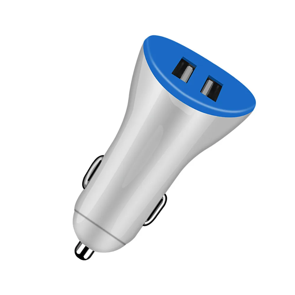 Франшиза 2019 Мини 2.4A двойной USB Автомобильное зарядное устройство 2 порта 12-24V