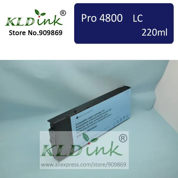 

[KLD Ink] T6065 Compatible ink cartridge for Stylus Pro 4800 Printer ( 1 cartridge with chip and DYE ink )