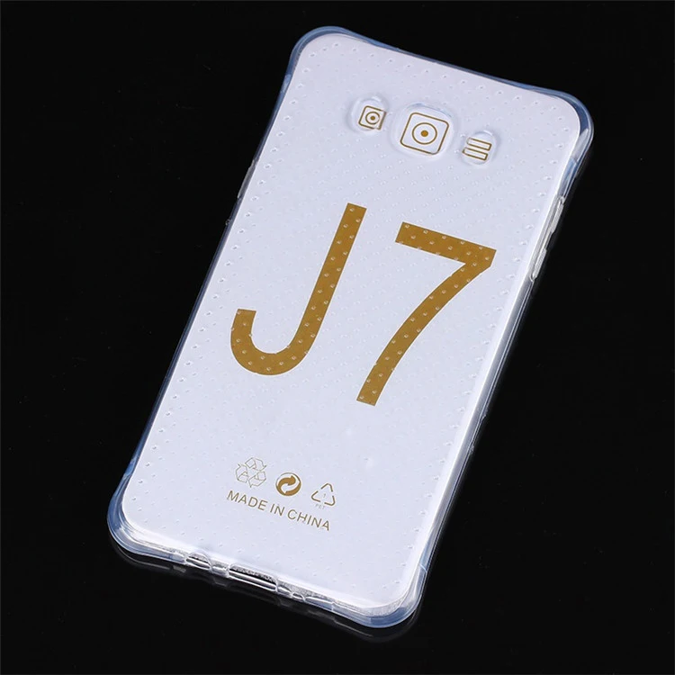 DHL 100 шт./лот ударопрочный ТПУ Прозрачный чехол для Samsung Galaxy J1 Ace/J1 Mini/J2/J3 J300/J5 J5000/J7