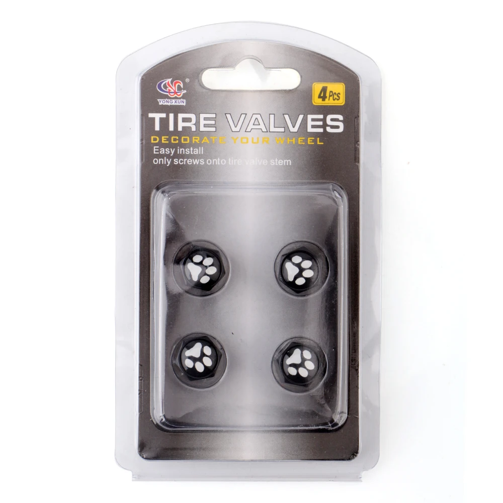 5Sets (20pcs) Wheel Dustproof Universal Car Make Titanium Black Alloy Various Patterns Of Advanced Valve Caps Tire Cap | Автомобили и