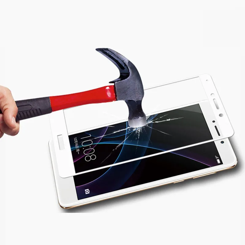 Закаленное стекло с полным покрытием клея для Huawei Honor 6X защита экрана защитная