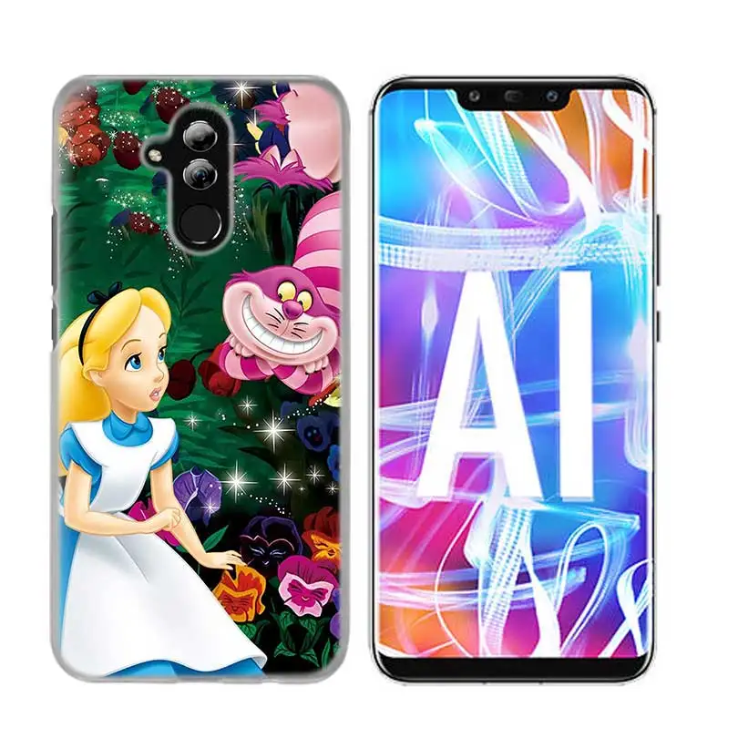 04 Чехол-накладка для huawei Honor P20 mate 20 10 P10 P9 P8 8X9 Lite P Smart+ Plus Nova 3i прозрачная Алиса в стране чудес - Цвет: 04