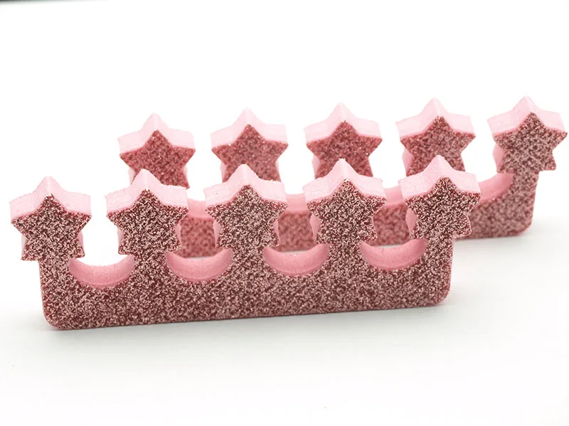 Easy Nail Star 30 пар розовых блестящих инструментов для ухода за ногтями и ногами из