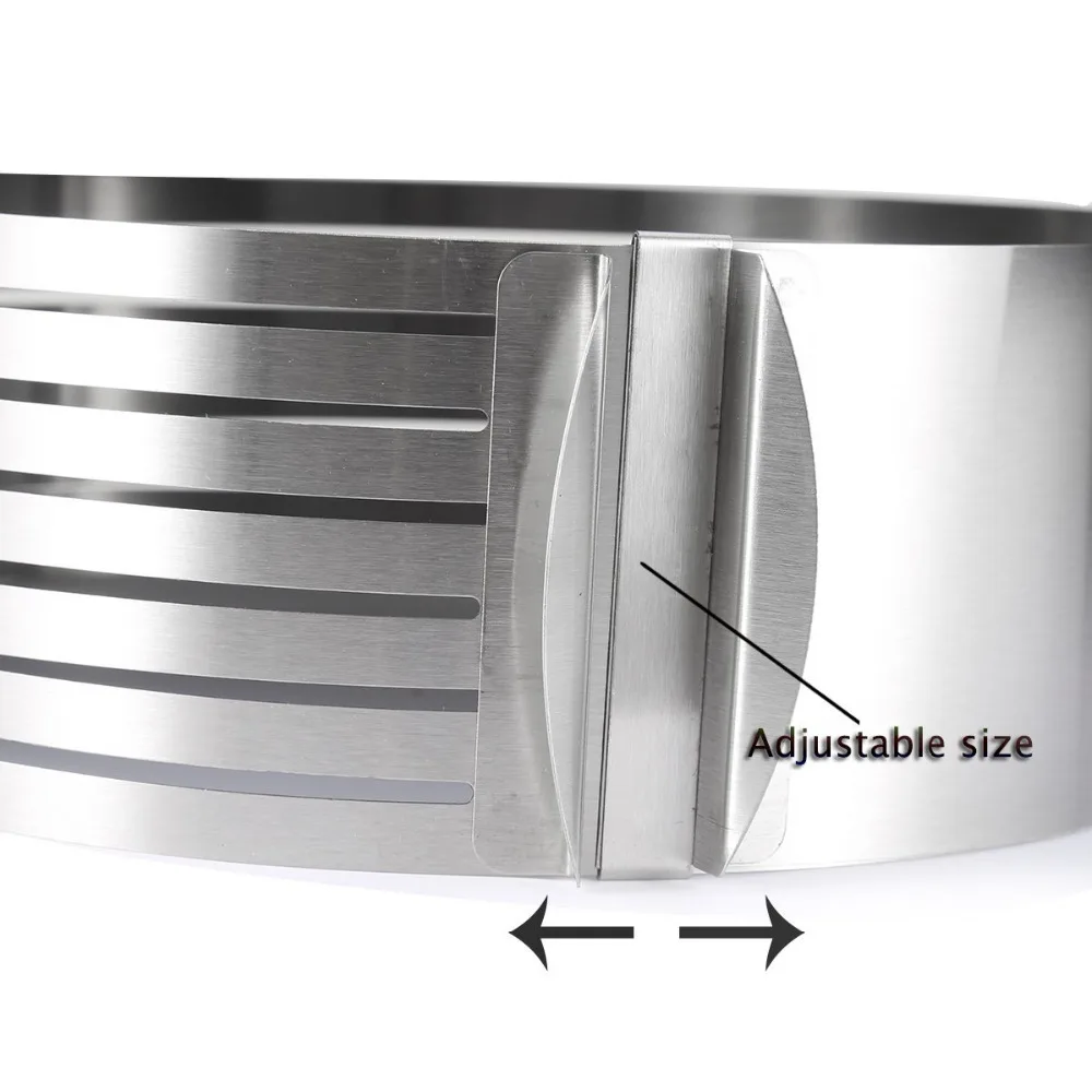 Kitновее 1 шт. выдвижной круг из нержавеющей стали мусс кольцо набор инструментов