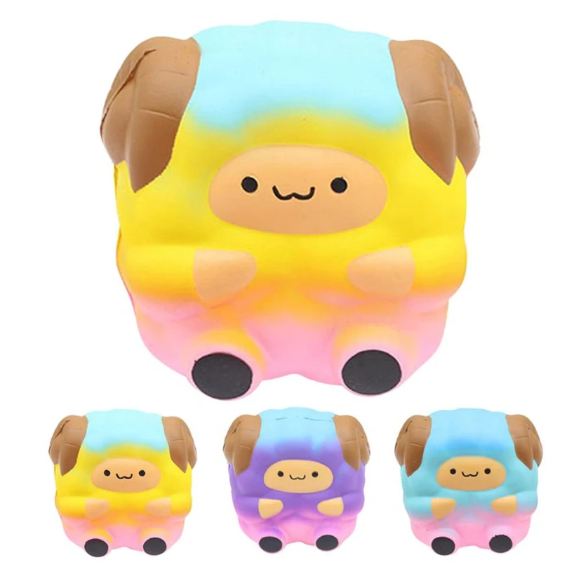 Jumbo Sheep Squishy Cute Galaxy Rainbow Alpaca Slow Rising Scented Toy Gift Kid Squeeze 2018MAR30 | Игрушки и хобби