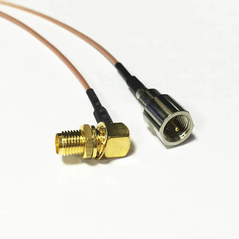 WIFI антенна адаптер SMA гнездо Гайка правый угол переключатель FME штекер кабель pigtail