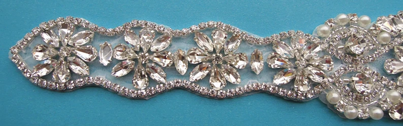 Кристальные Свадебные бусины стразы аппликация для свадебного платья WDD0233|patch