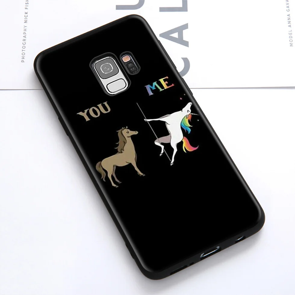 Мягкий чехол WEBBEDEPP Running Horse для Samsung Galaxy S10 S10e S9 S8 Plus S7 S6 Edge &amp J6 2018 Note 10 9 8 |