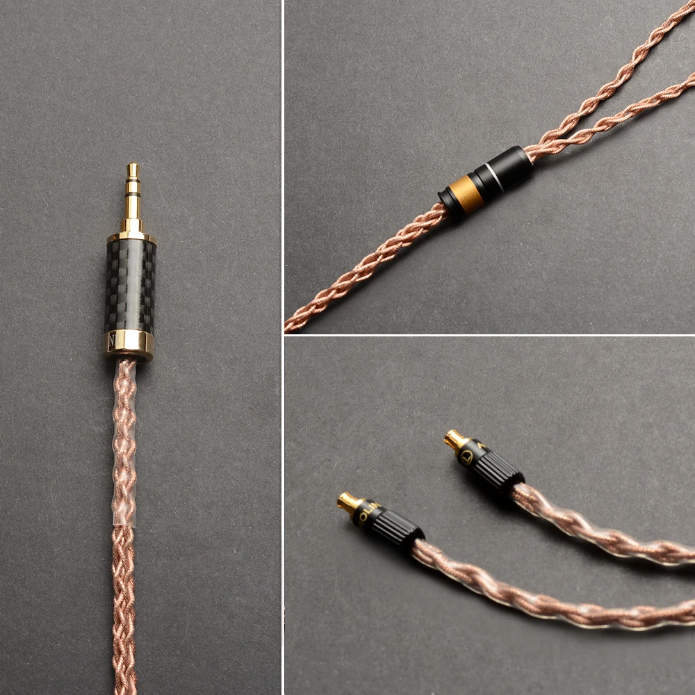 

High End Acrolink Earphone Silver Silver OCC Cable For Audio-Technica ATH-CKS1100 ATH-E40 ATH-E50 ATH-E70 ATH-ESW950