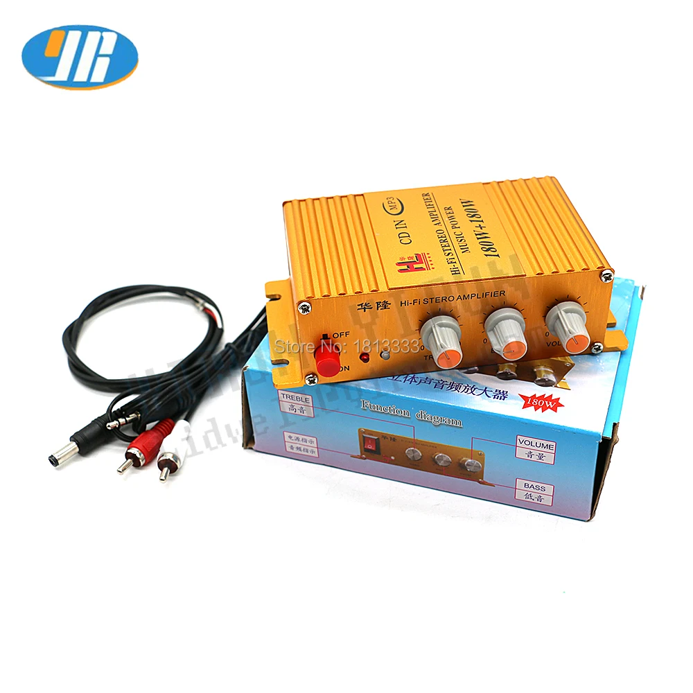 Hi fi стерео усилитель мощности музыки 180 Вт + аркадный игровой кабинет