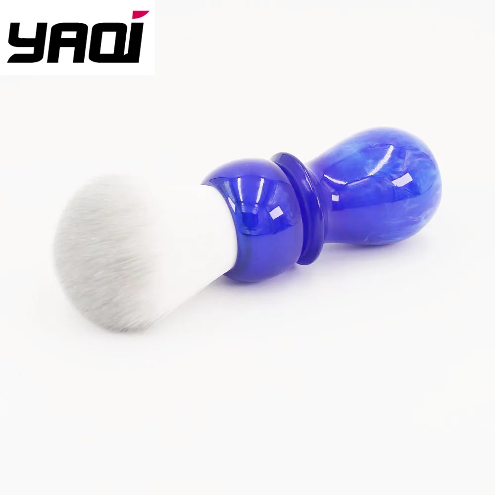 Щетка для бритья с ультратонкой Голубой Ручкой 24 мм|shaving brush|synthetic hair shaving brushhair brush |