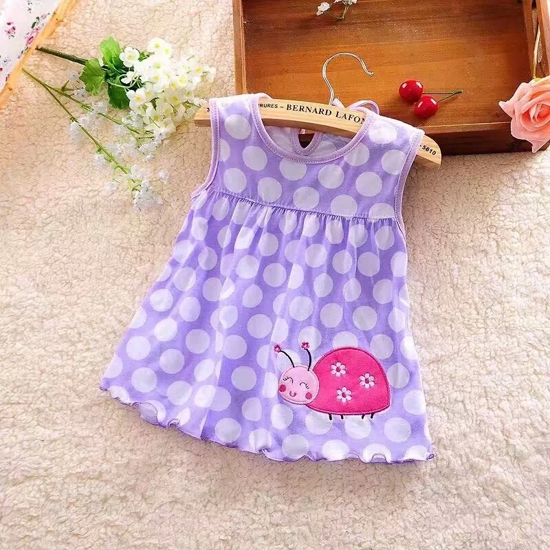 FHADST/2019 г. Милое платье для маленьких девочек Vestido infantil хлопковые обычные платья