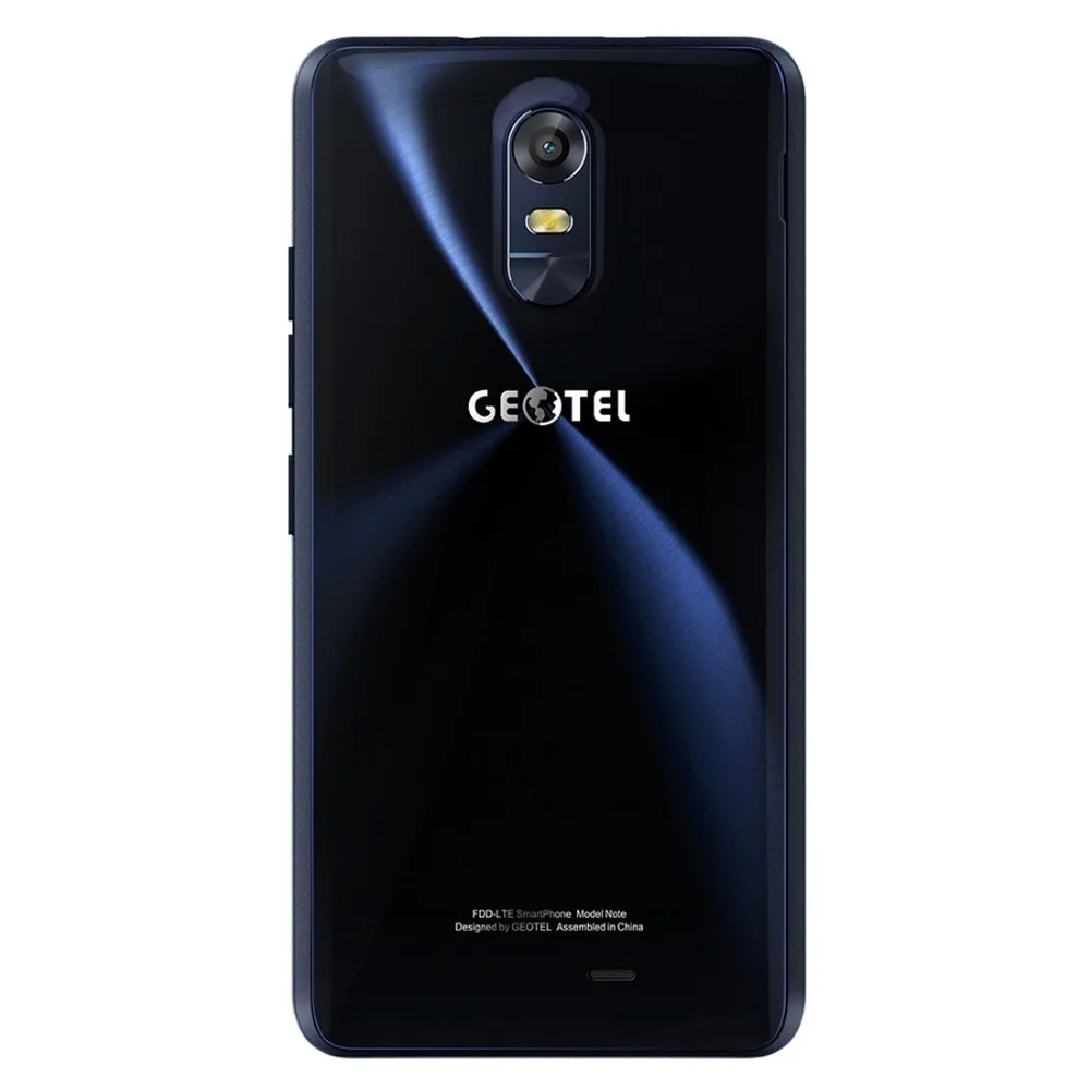 Geotel Примечание Мобильный телефон 5.5 дюймов HD MTK6737 4 ядра Android 6.0 3 ГБ Оперативная
