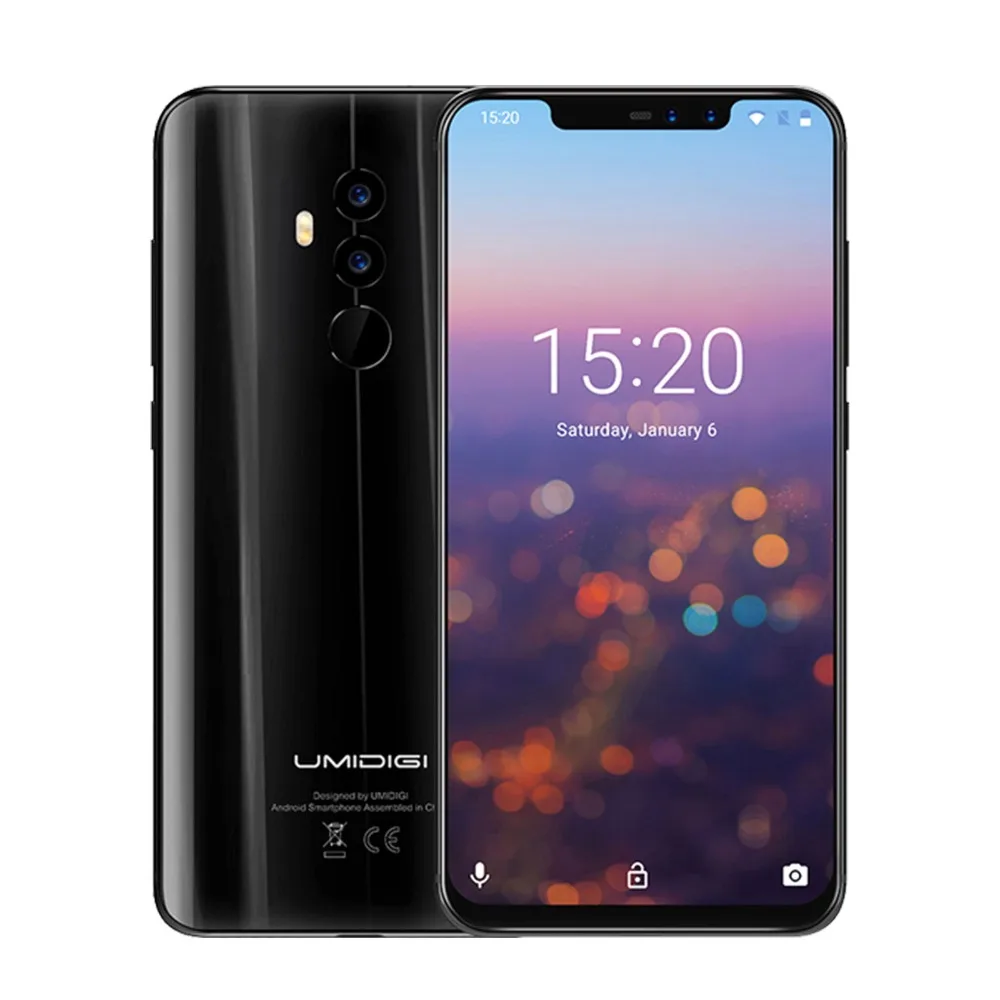 UMIDIGI Z2 6 2 &quotFHD + безрамочный экран полный Экран 4G глобальная версия Helio P23 ГБ