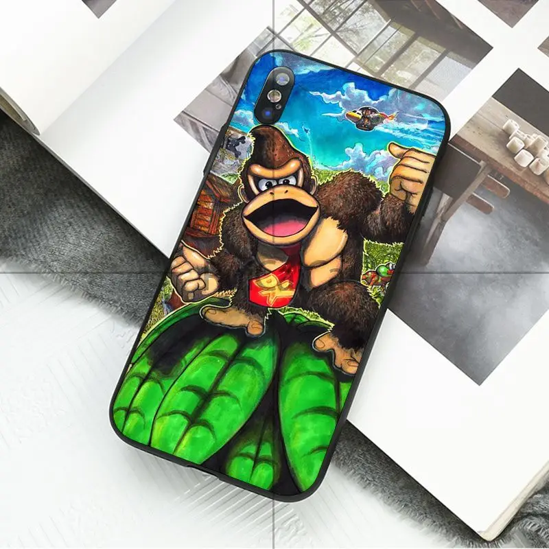 Ruicaica Ослик Конг кантри ТПУ Мягкий силиконовый чехол для телефона Apple iPhone 8 7 6 6 S Plus X XS MAX 5 5S SE XR мобильные чехлы