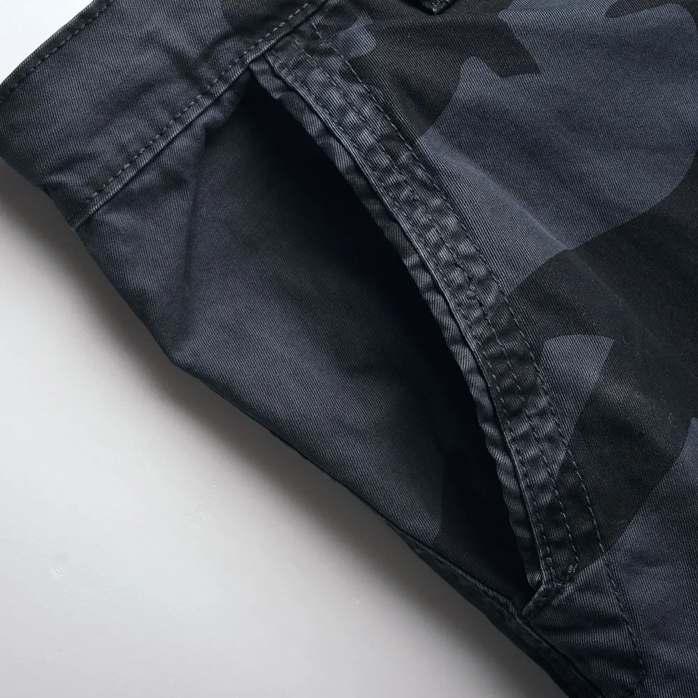 Камуфляжные тактические армейские черные брюки карго мужские спортивные штаны