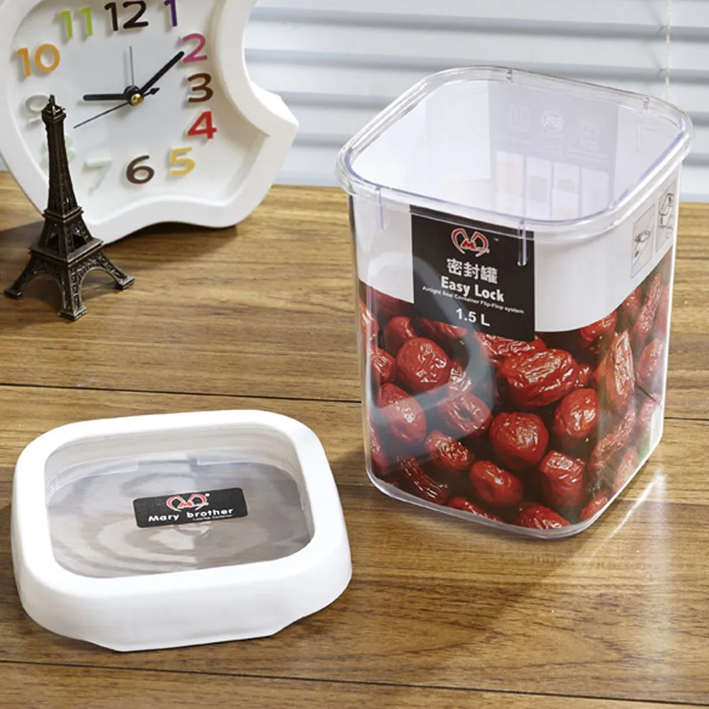 Пластиковый контейнер для хранения еды объемом л/2 л герметичный из АБС пластика