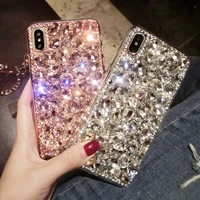 fashion full bling crystal diamond case cover for samsung galaxy note 20 10 9 8 s21 s20 ultra s1098 plus shiny rhinestone case