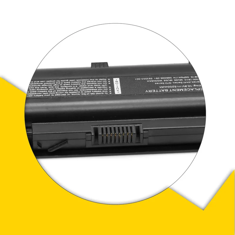 YHR 5200 мАч ноутбука Батарея для hp Pavilion g6 dv6 mu06 586006 321 NBP6A174B1 586007 541 586028 341 588178 141 593553