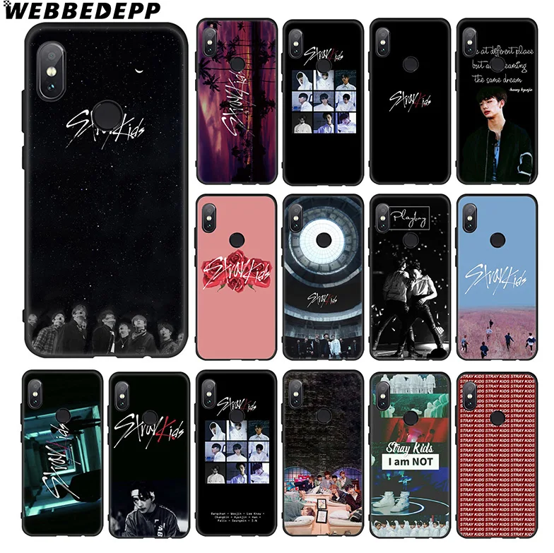 WEBBEDEPP Stray Kids K pop Soft Case for Xiaomi 9 8 SE 6 A1 A2 Lite MIA1 MIA2 MI8 MI6 MAX 3 POCOPHONE F1 Cover |