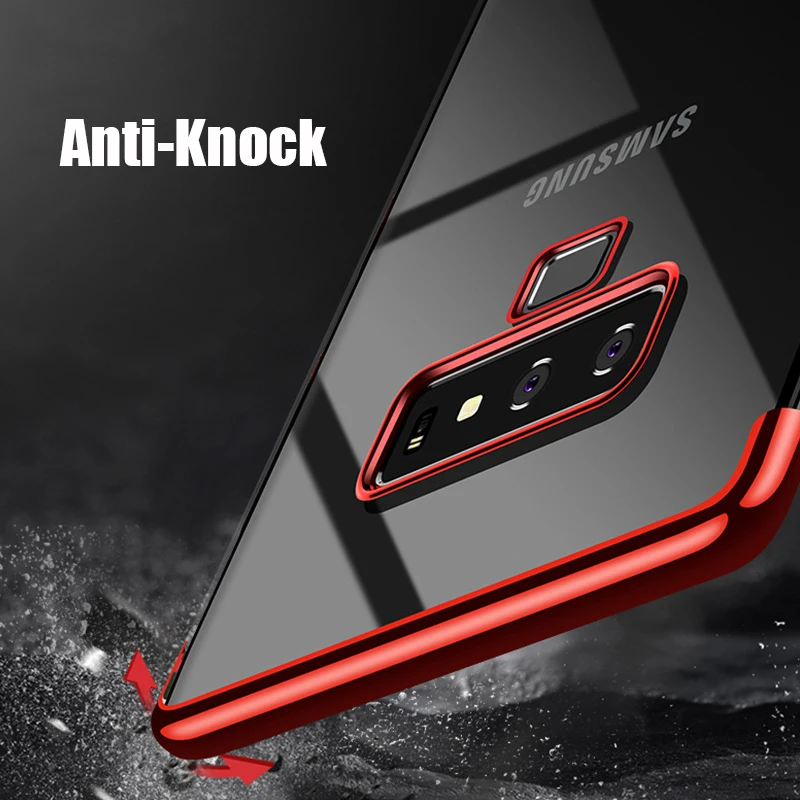Чехол MAKAVO для Samsung Galaxy Note 9 роскошные прозрачные чехлы телефонов S9 Plus A6 A8 2018 |