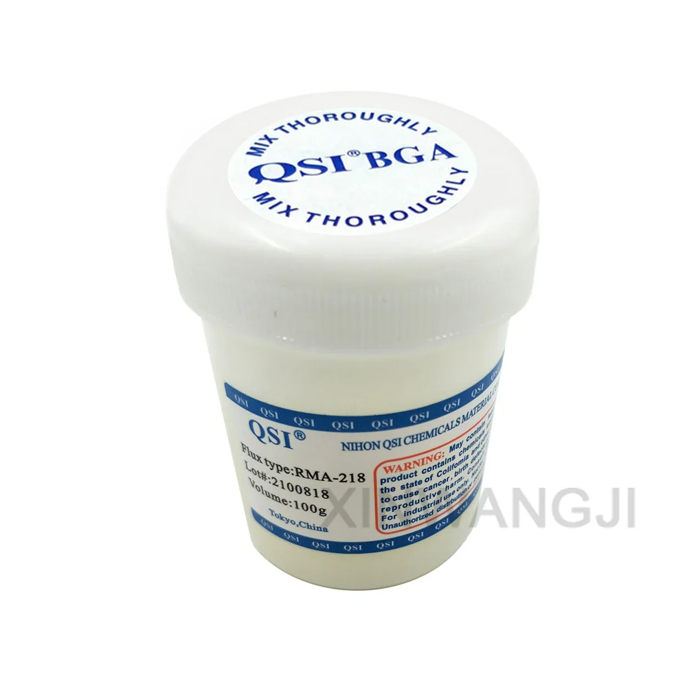 100 г RMA-218 No-Clean BGA пастообразный припой флюса для SMT реболлинга ремонт печатных плат паяльная паста Флюс