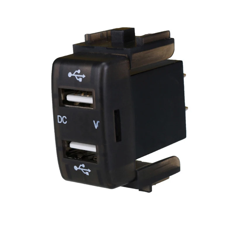 Универсальное автомобильное зарядное устройство 4.2A, двойной USB порт, зарядка, вольтметр, дисплей, адаптер для сотового телефона, зеленый, синий, красный светодиодный дисплей