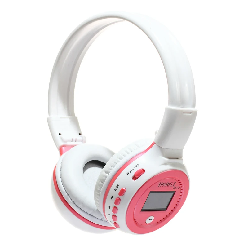 ZEALOT B570 HiFi стерео bluetooth наушники со светодиодным дисплеем беспроводная гарнитура