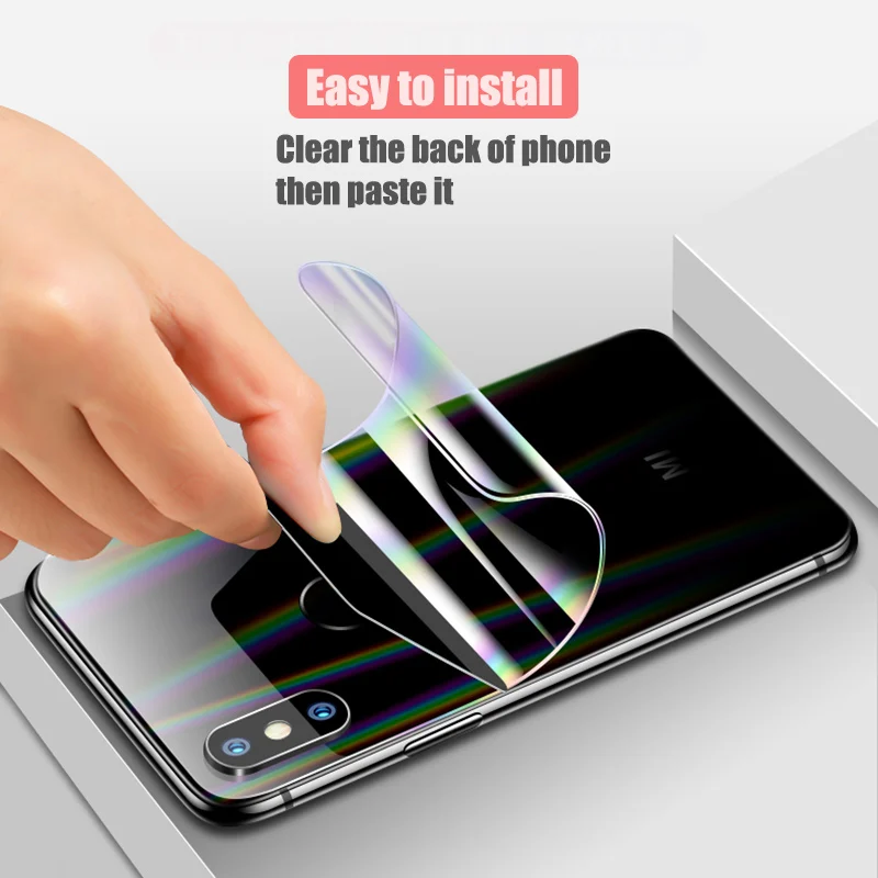 BFOLLOW 5D для Xiaomi Mi 8/8 SE/8 Lite Aurora Мягкая задняя пленка Mix 2 3/Mix 2S Защита экрана против