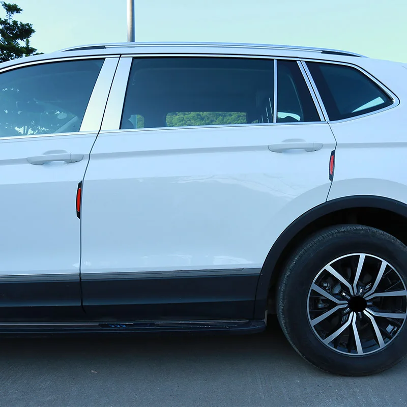 4 шт. автомобильные отражающие наклейки светящиеся на тело двери для Volkswagen BMW Mazda