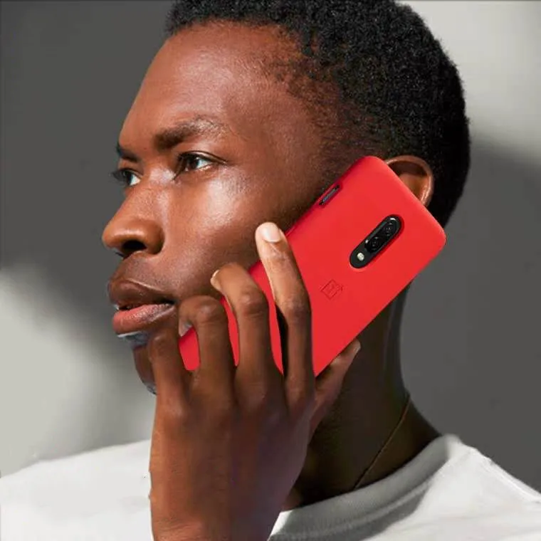Oneplus 6T чехол оригинальный 100% официальный мягкий силиконовый защитный задняя