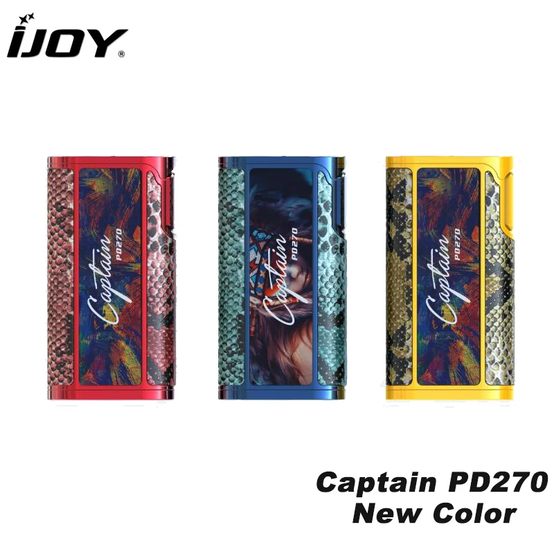 Новый цветной оригинальный IJOY набор электронных сигарет капитан PD270 234W коробка