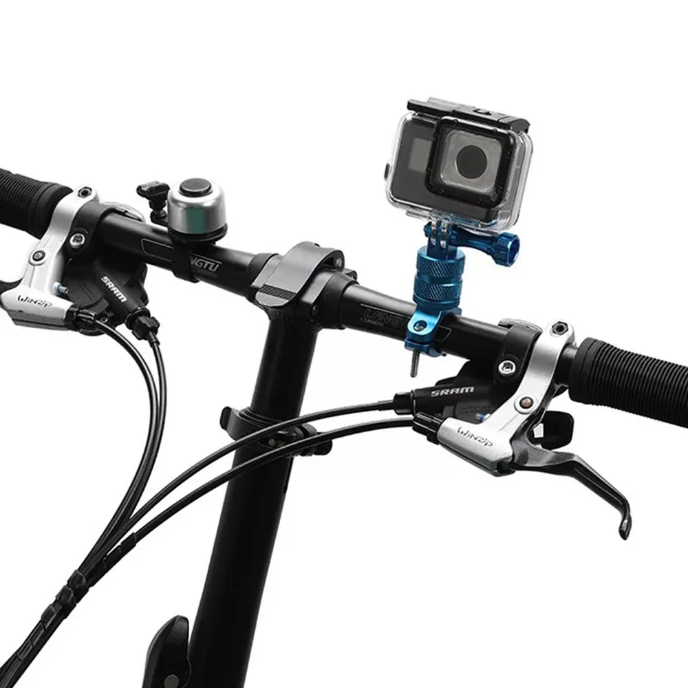 Вращение 360 алюминий зажим для ручки велосипеда GoPro Hero 6 5 4 3 2 сеанса мотоцикл бар