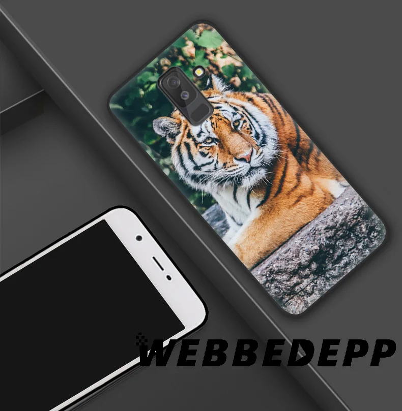 Мягкий силиконовый чехол WEBBEDEPP Tiger Animal Alpha из ТПУ для Samsung Galaxy S10 S10e S9 S8 Plus S7 S6 Edge &amp J6